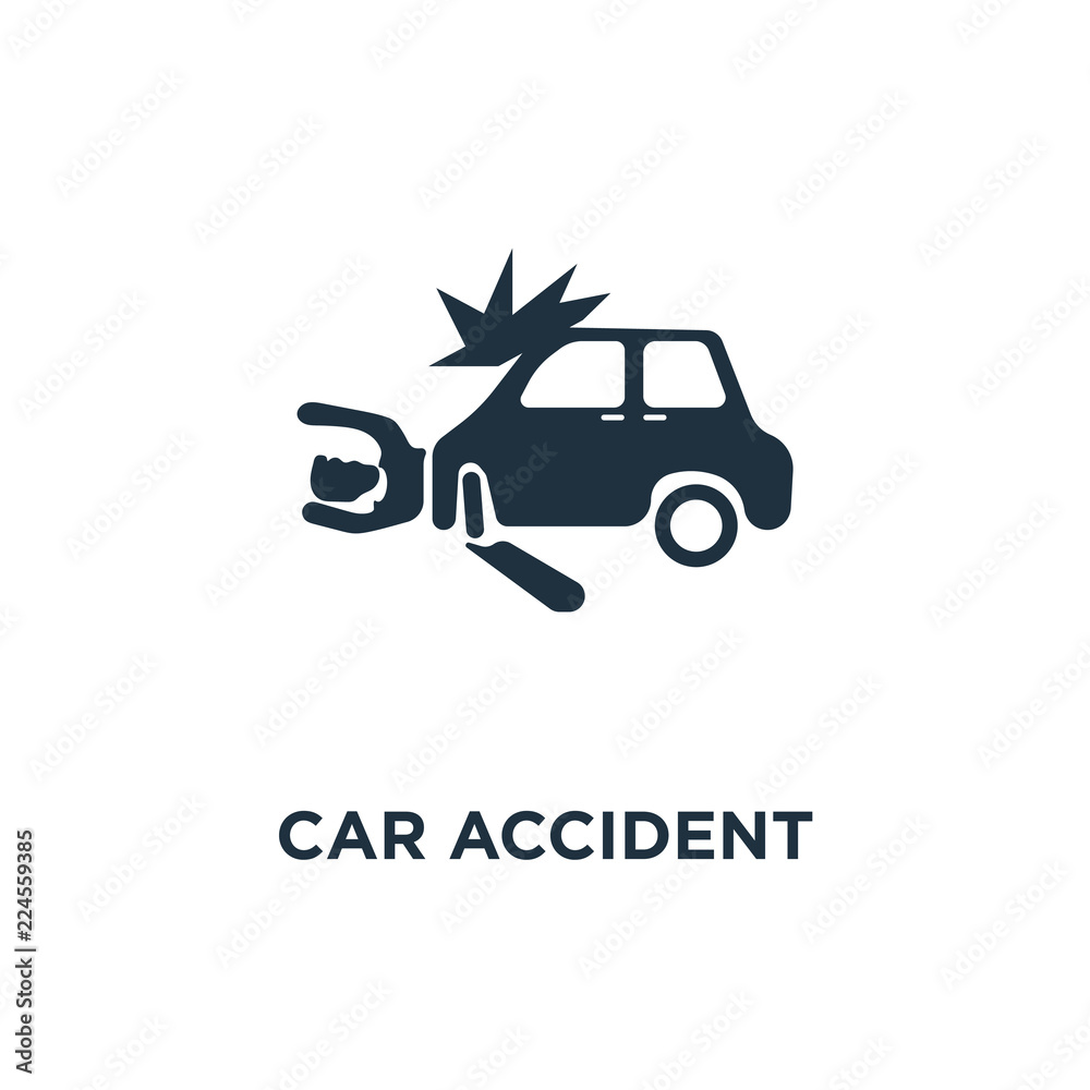 car accident icon car accident icon