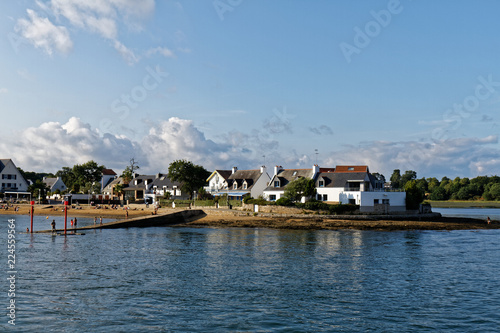 Wallpaper Mural House on the sea in the Gulf of Morbihan - Brittany, France Torontodigital.ca