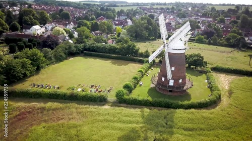 Thaxted village and windmill, Essex, England. 