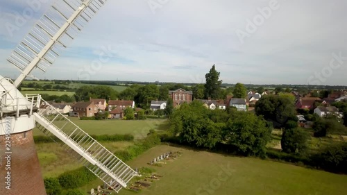 Thaxted village and windmill, Essex, England