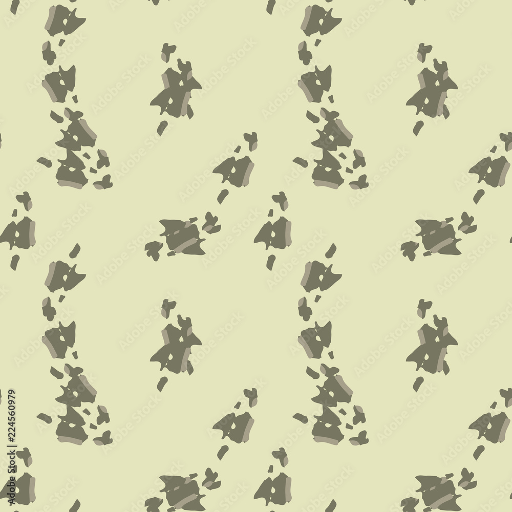 Fototapeta premium UFO military camouflage seamless pattern in different shades of green color