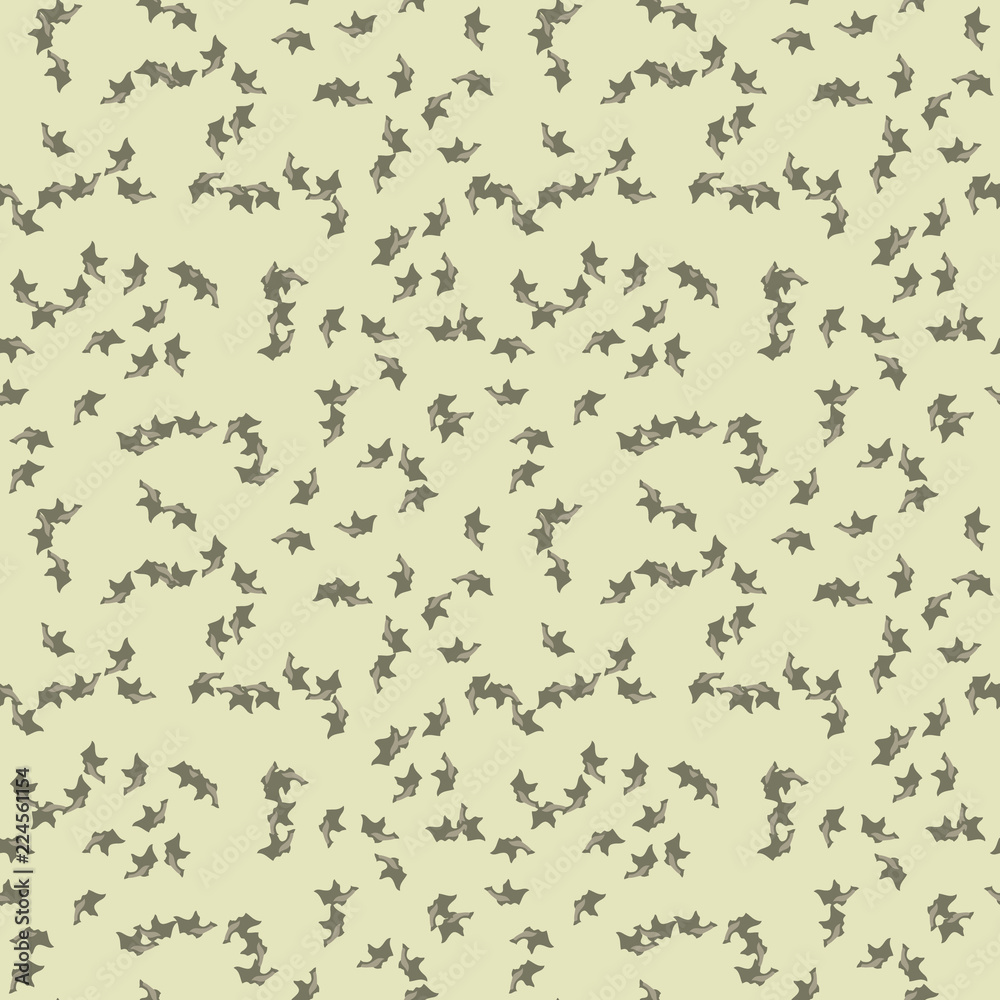 UFO military camouflage seamless pattern in different shades of green color UFO military camouflage seamless pattern in different shades of green color