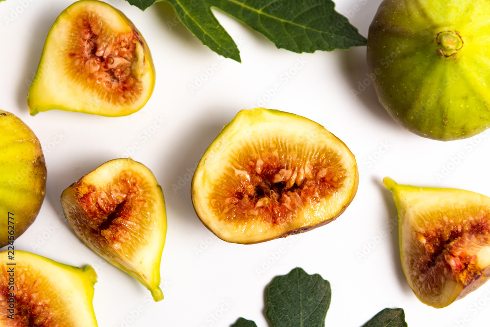 Figs isolated on white background Figs isolated on white background