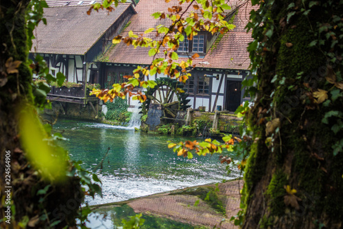 Mill house on the river