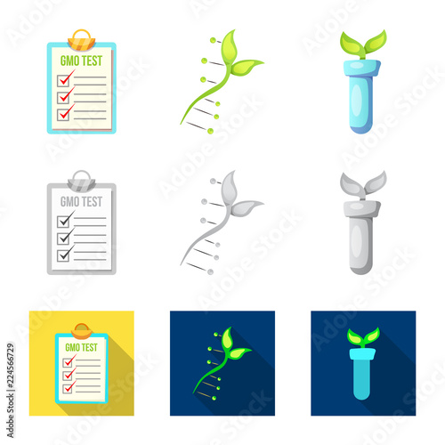 Isolated object of  and  symbol. Collection of  and  stock vector illustration.