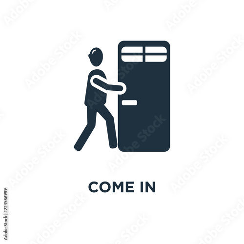 come in icon