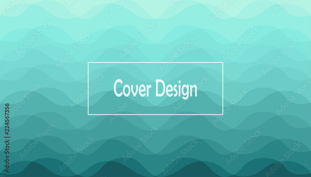 Modern geometric pattern with waves, gradient background color. New abstract modern screen vector design for mobile application. Soft color gradients. Rectangle corporate background design