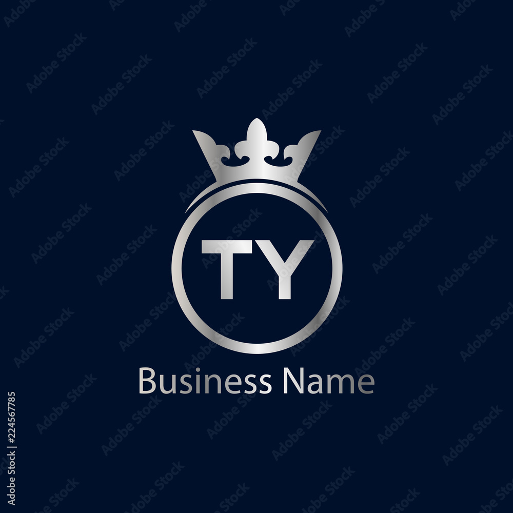 Initial Letter TY Logo Template Design Initial Letter TY Logo Template Design