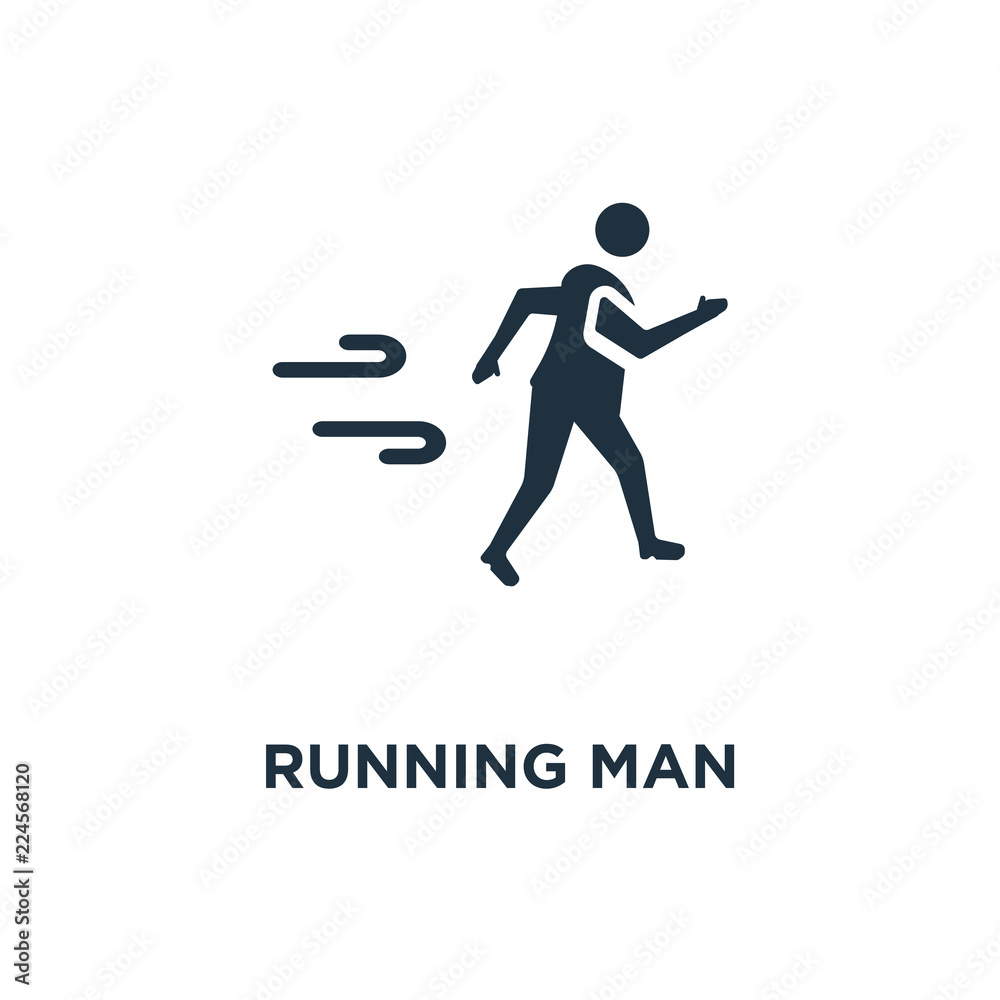 running man icon running man icon