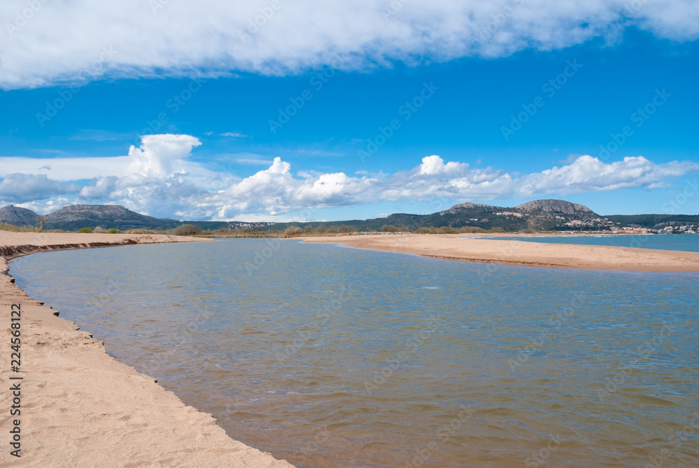 Breathtaking landscape along Costa Brava in Catalonia Spain