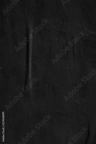 Dark black grey paper background creased crumpled surface old torn ripped posters scary grunge textures placard backdrop