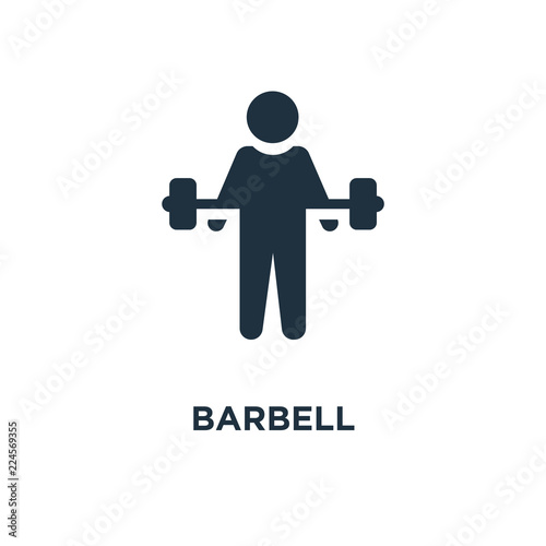 barbell weightlifting icon
