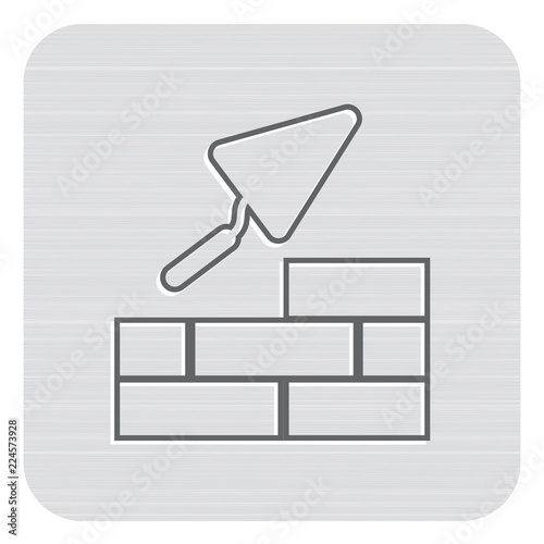 Brick with Trowel Symbol