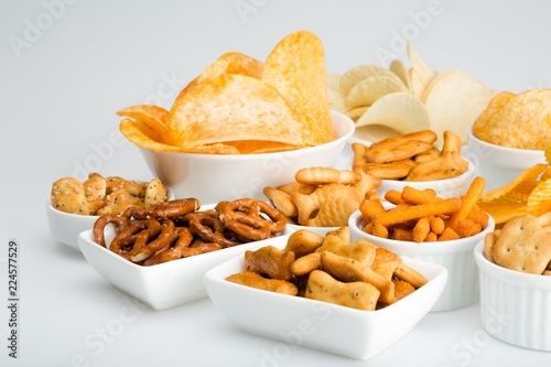 Obraz na plátně variety of snacks