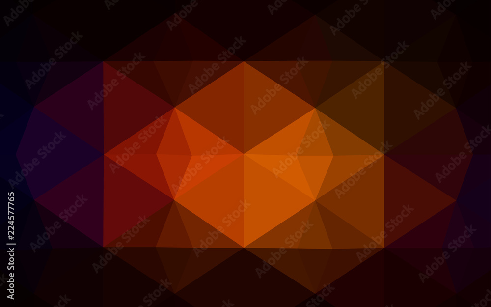 Dark Red vector low poly layout. Dark Red vector low poly layout.