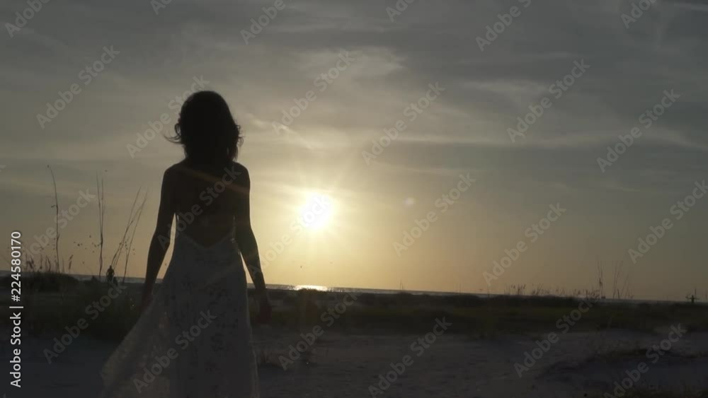 Sunset Beach Shoot for Perfume Model Sunset Beach Shoot for Perfume Model