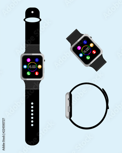 smart watch in different angles