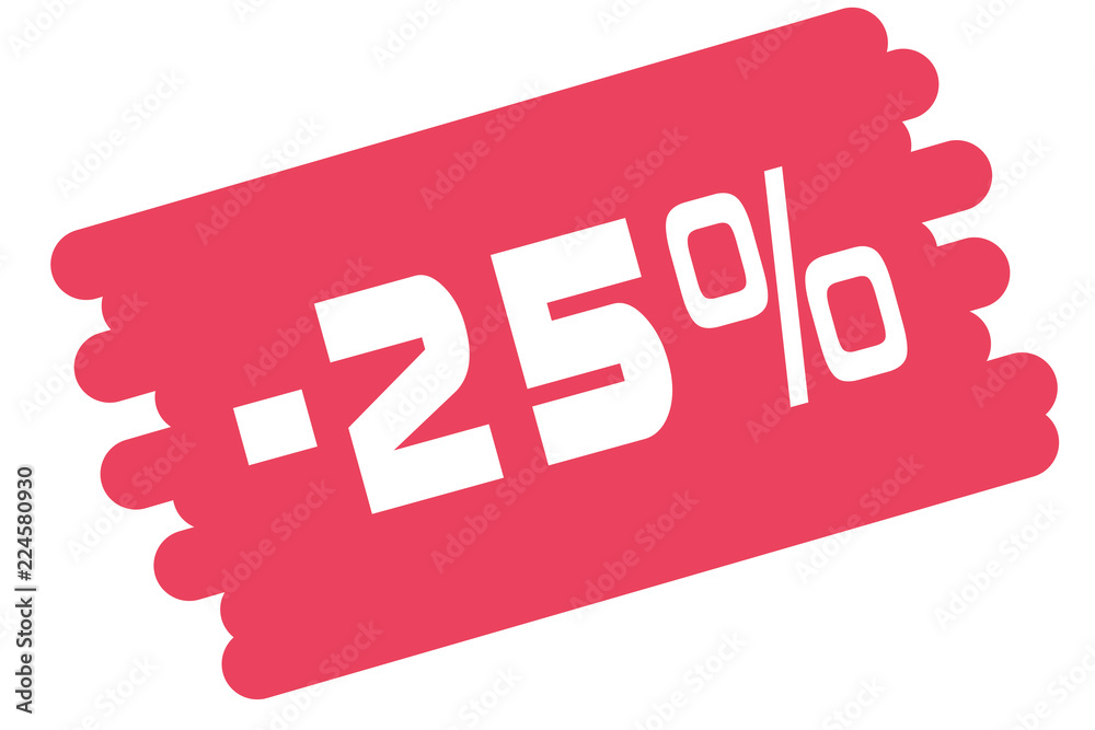25 % Percent Discount, Sale Up, Special Offer, Trade off, Promotion concept 25 % Percent Discount, Sale Up, Special Offer, Trade off, Promotion concept