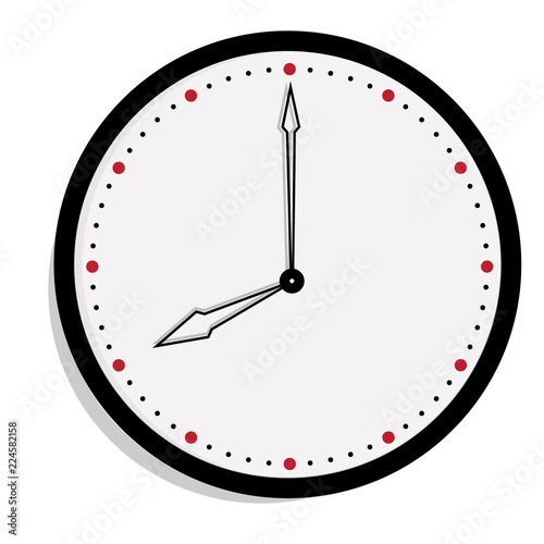 Wall clock vector