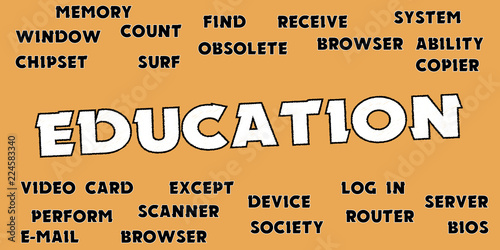 EDUCATION Words and tags cloud