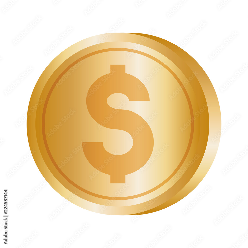 gold coin dollar money currency gold coin dollar money currency