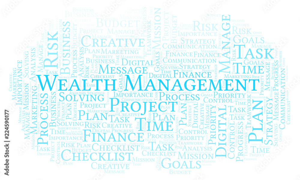 Wealth Management word cloud, made with text only. Wealth Management word cloud, made with text only.