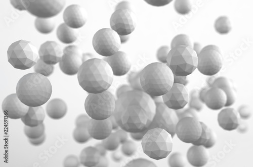 Abstract background of balls