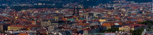 panorama of Praga historical center