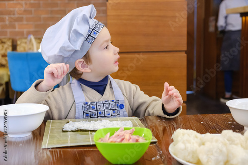 Cooking of traditional sush...