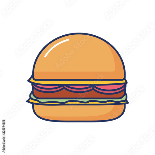 fast food hamburger unhealthy snack