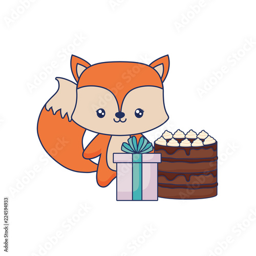 cute fox animal baby