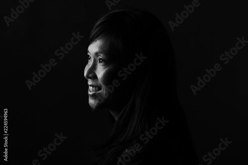 Portrait of a beautiful asian woman © Djomas