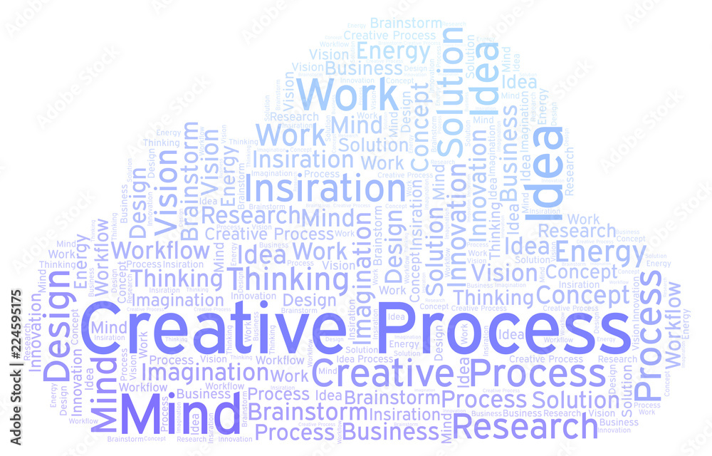 Creative Process word cloud, made with text only. Creative Process word cloud, made with text only.