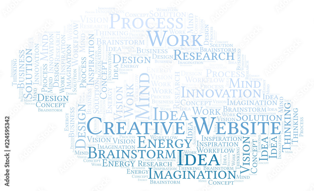 Creative Website word cloud, made with text only. Creative Website word cloud, made with text only.