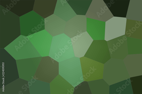 Abstract illustration of Dark Jungle Green bright Giant Hexagon background, digitally generated.
