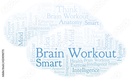 Brain Workout word cloud.