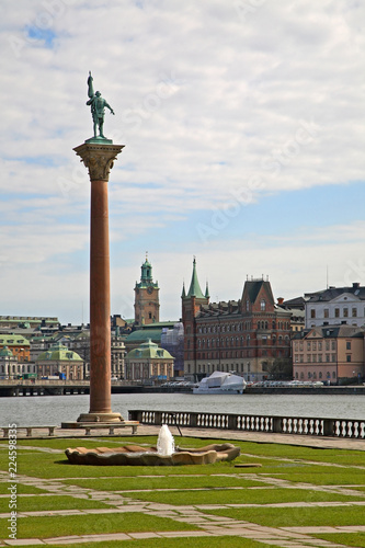 Engelbrecht monument at town hall in Stockholm. Sweden