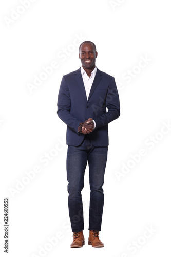 Full body black man