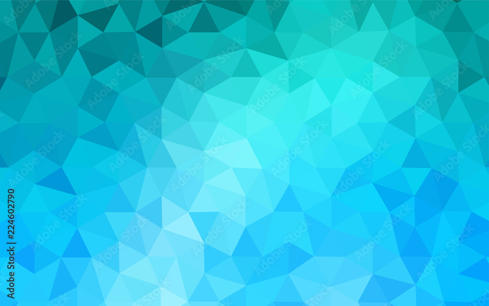 Light BLUE vector abstract mosaic pattern. Light BLUE vector abstract mosaic pattern.