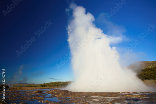 Strokkur Geysir Eruption, Iceland