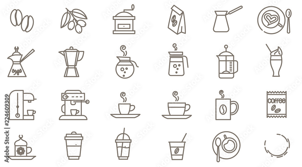 custom made wallpaper toronto digitalcoffee vector icon set
