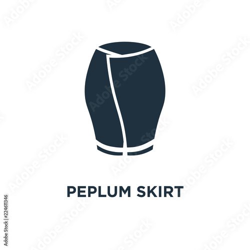 peplum skirt icon