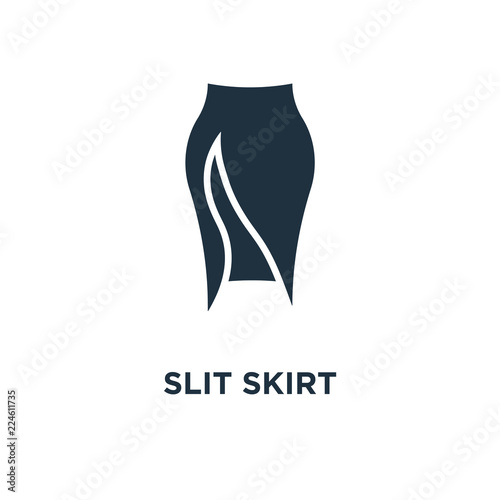 slit skirt icon