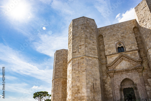 Castel del Monte, the famous and mysterious octagonal castle built in 13th century by Emperor Frederick II