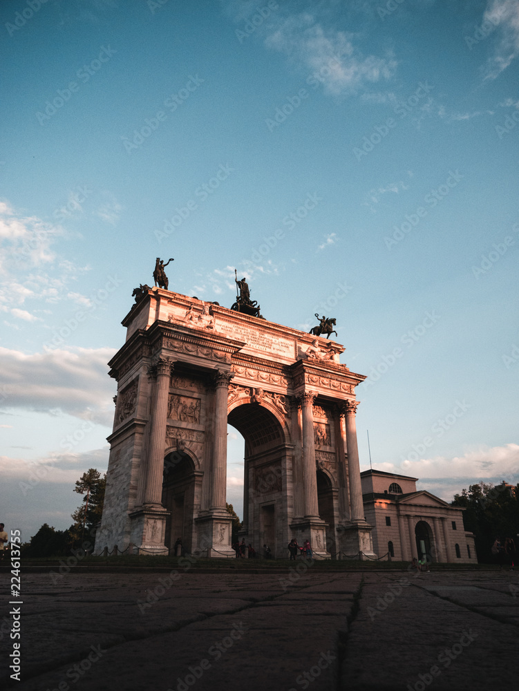 Obraz premium Arco della pace in Milano