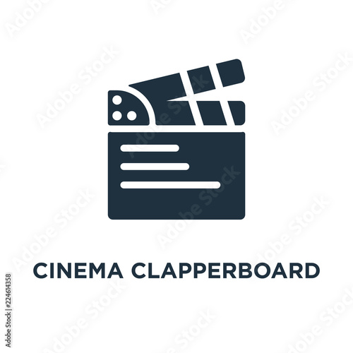 cinema clapperboard icon