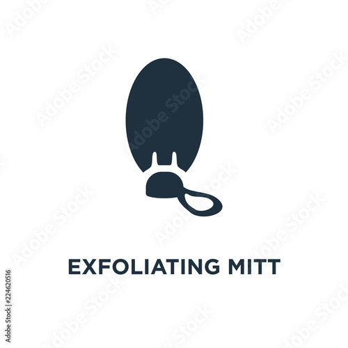 exfoliating mitt icon