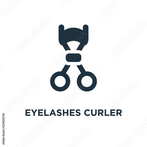 eyelashes curler icon