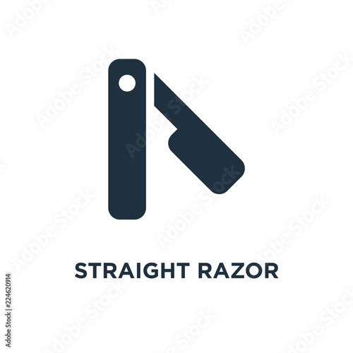 straight razor icon