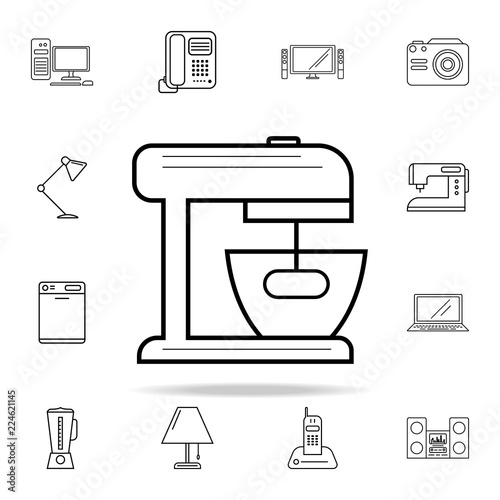 kitchen mixer icon. Appliances icons universal set for web and mobile